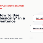 How to Use ‘basically’ in a Sentence