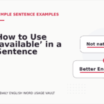 How to Use ‘available’ in a Sentence