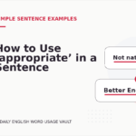 How to Use ‘appropriate’ in a Sentence