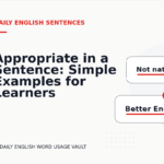 Appropriate in a Sentence: Simple Examples for Learners